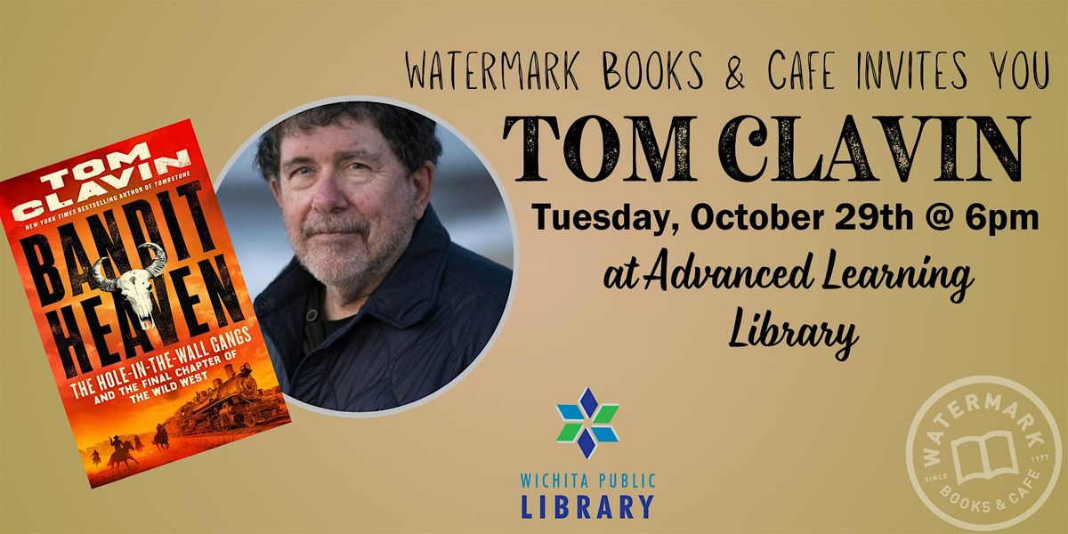 Watermark Books & Cafe Invites You to Tom Clavin