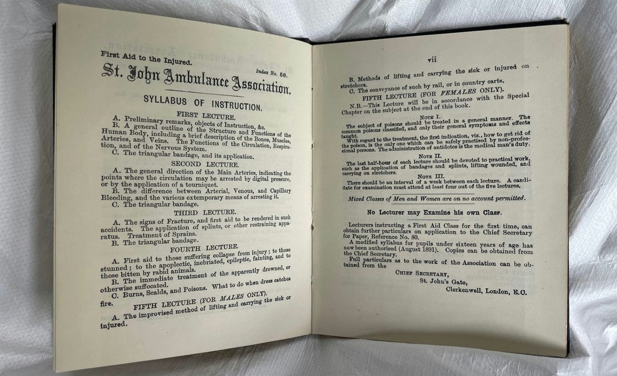 Audio Descriptive Talk and Tea: First Aid to the Injured, 1878