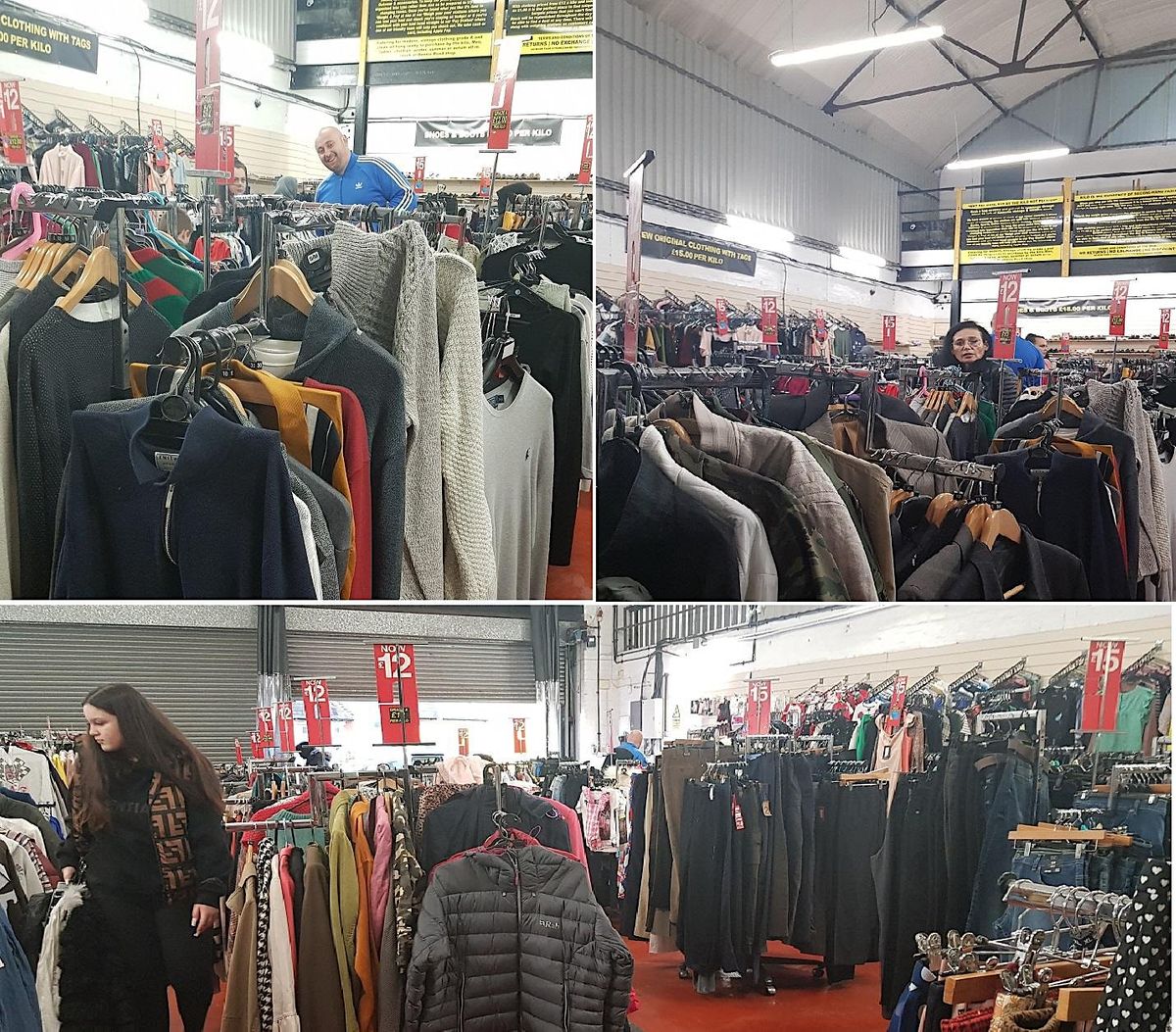 Modern and vintage clothes sale