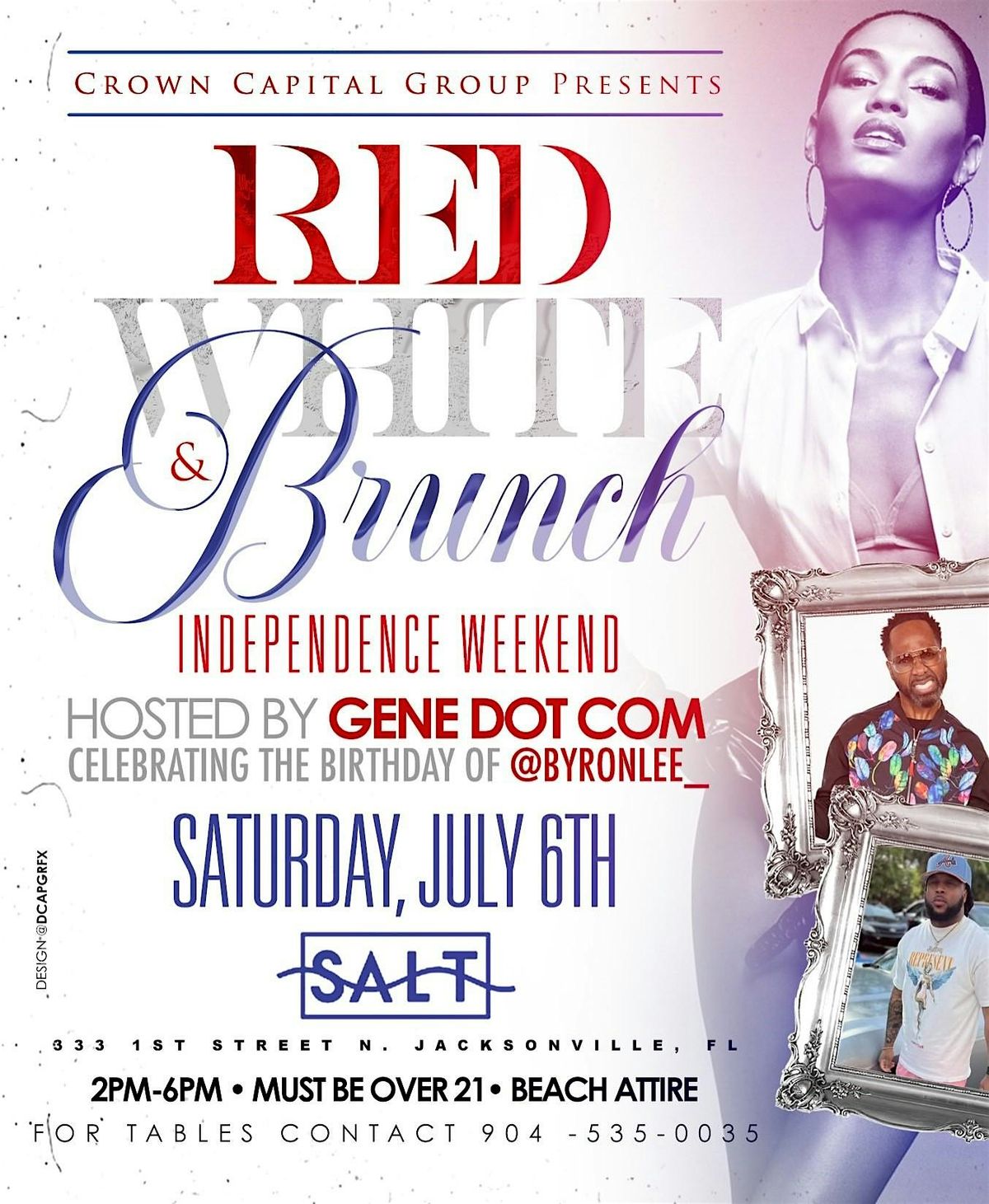 THE RED WHITE & BRUNCH DAY PARTY!!!!