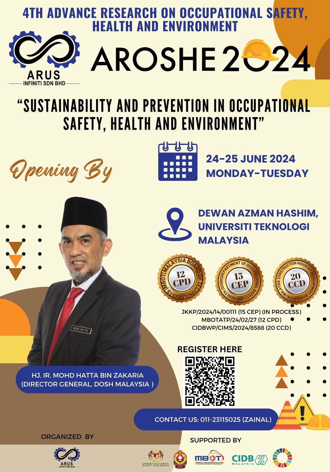 4TH ADVANCED RESEARCH ON OCCUPATIONAL SAFETY AND HEALTH ENVIRONMENT 2024