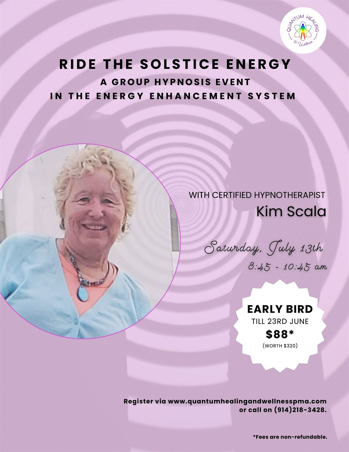Ride The Solstice Energy - A Group Hypnosis Event with Kim Scala