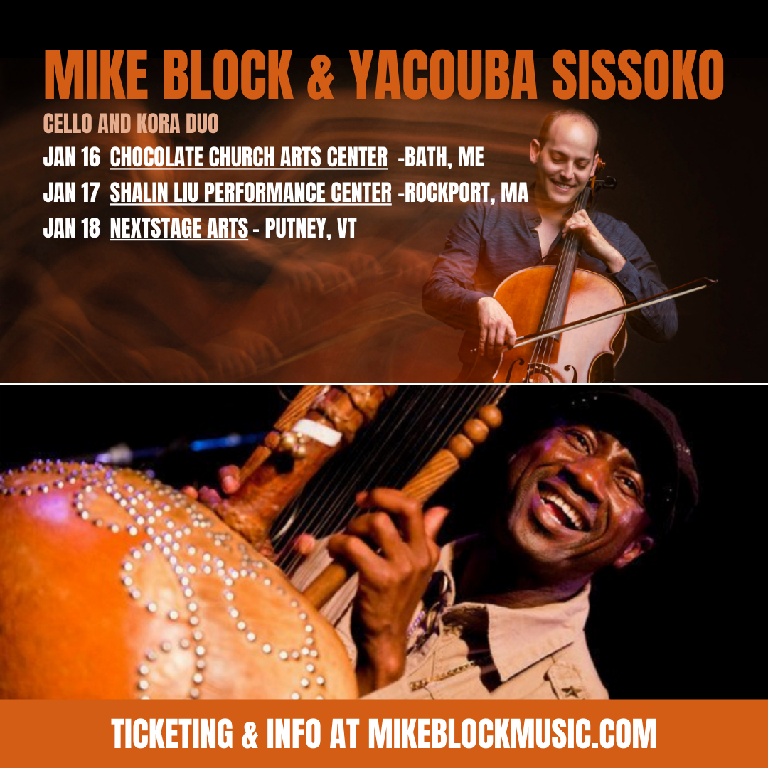 Mike Block and Yacouba Sissoko at Crystal Ballroom at Somerville Theatre