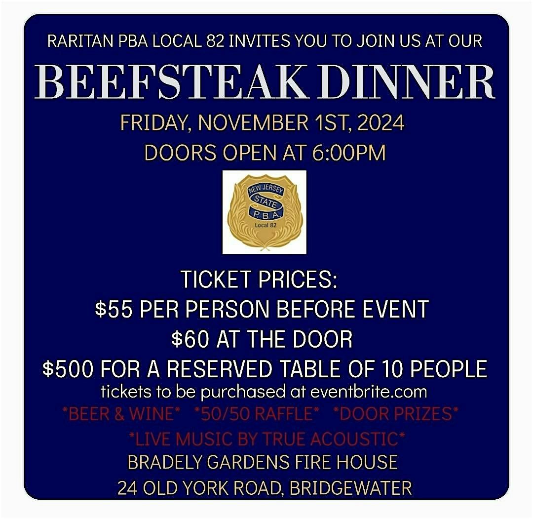 2024 Raritan PBA Local 82 Beefsteak Dinner