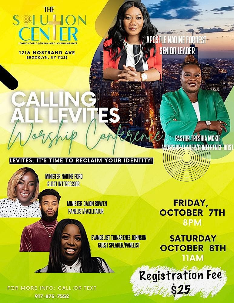 CALLING ALL LEVITES WORSHIP CONFERENCE