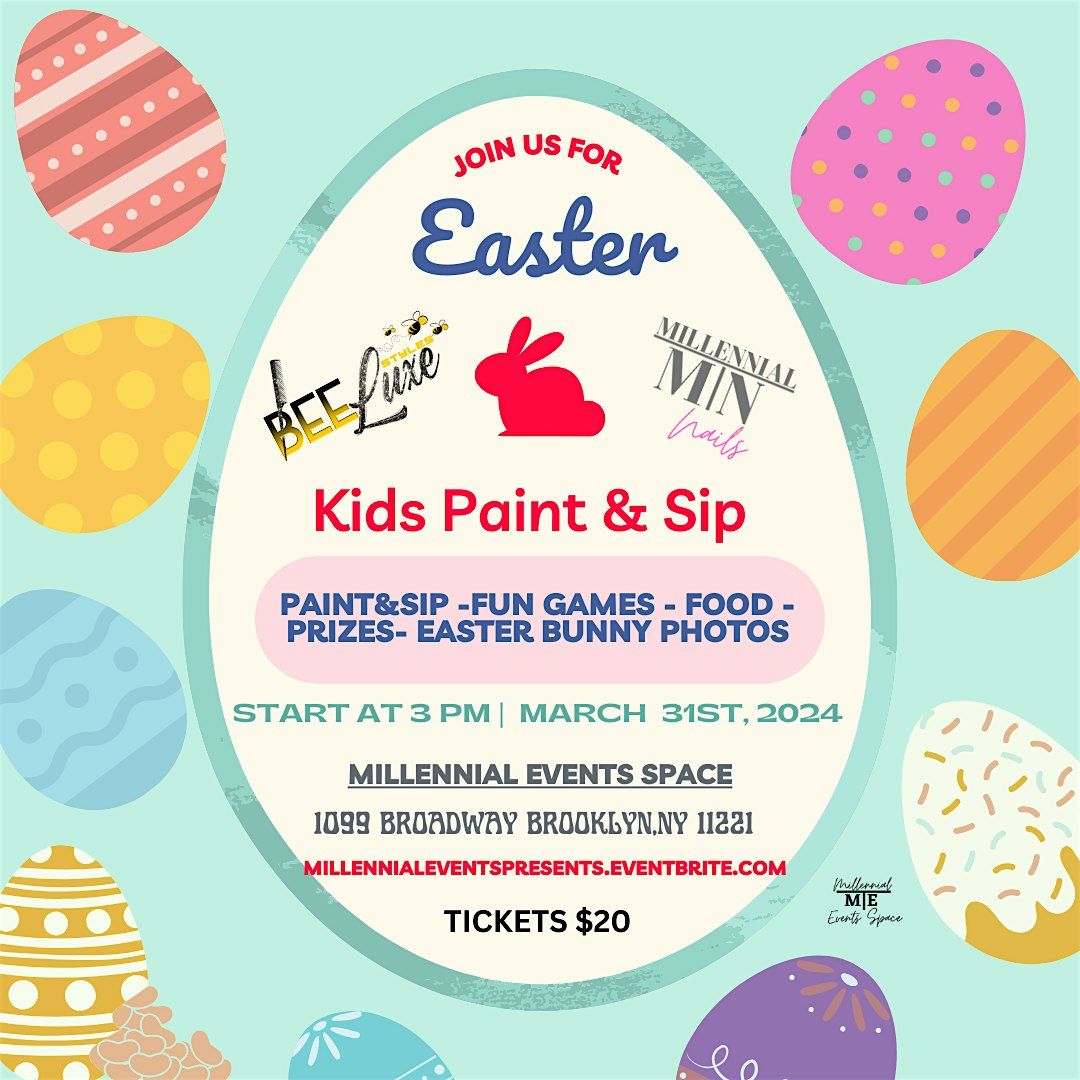 Easter Kids Paint & Sip