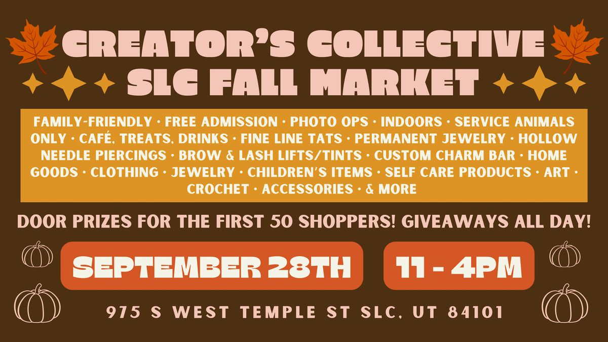 Creator's Collective SLC Fall Market