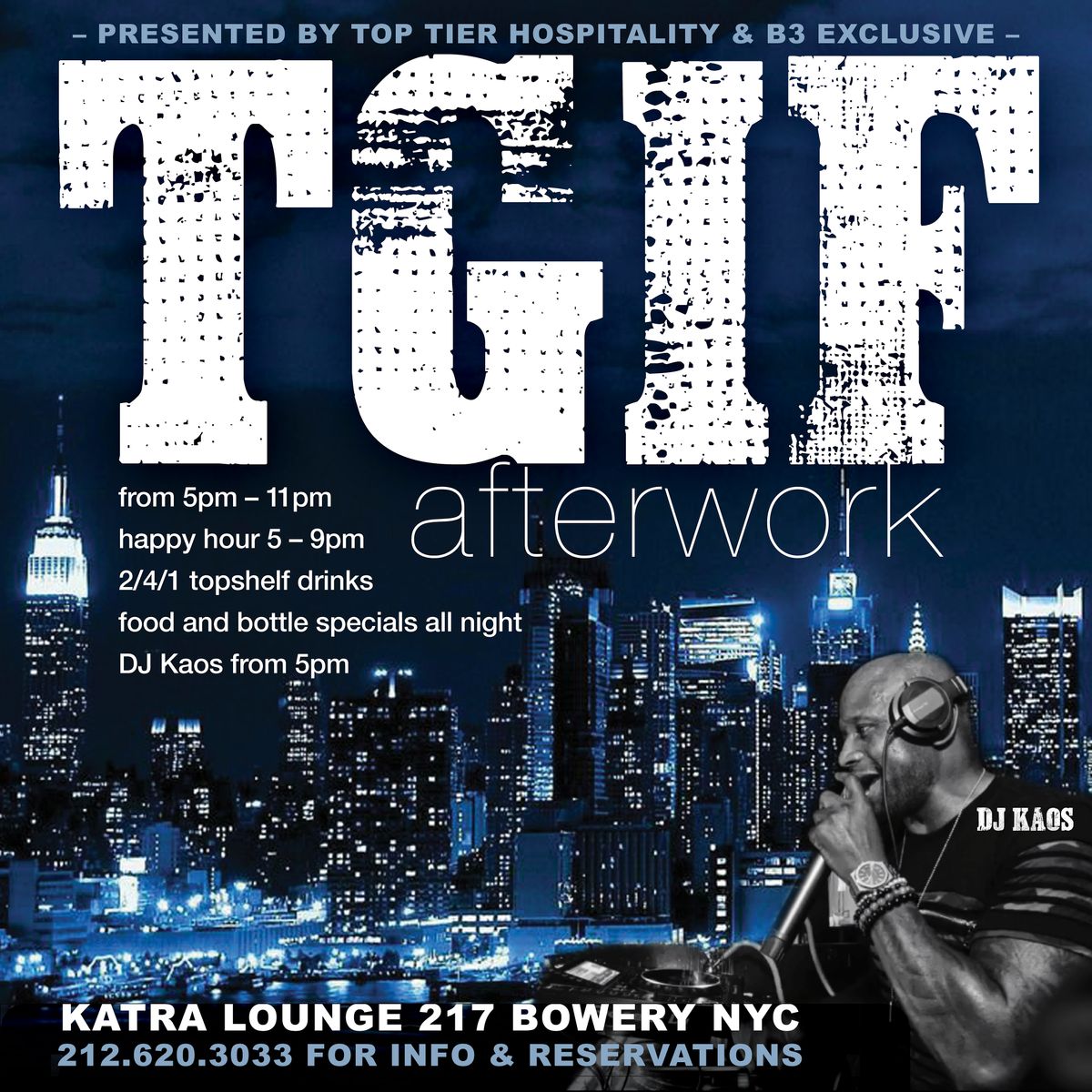 TGIF Fridays at Katra Lounge