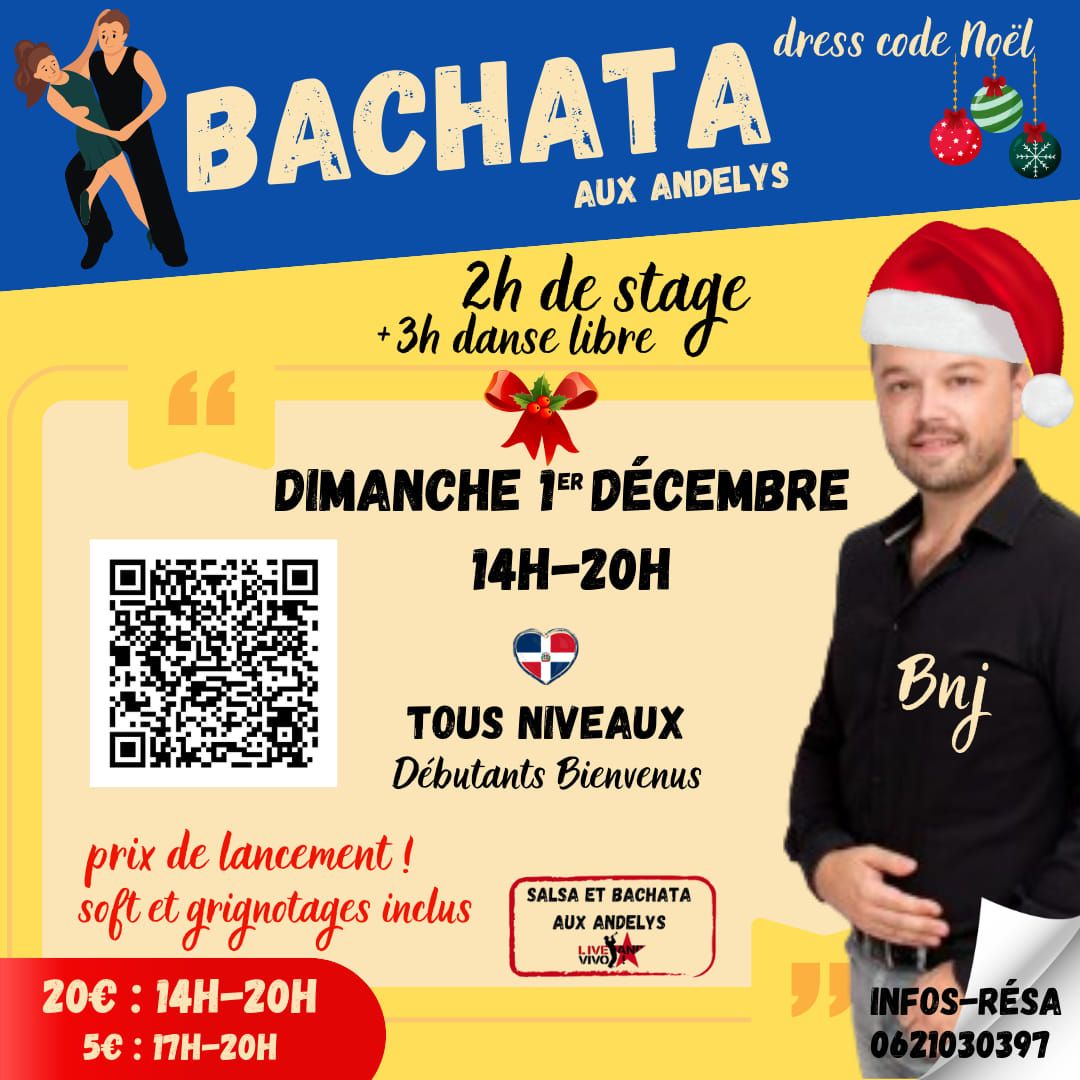 \ud83c\udde9\ud83c\uddf4 STAGE DE BACHATA + Sociale \ud83c\udfb6\ud83d\udc83 BNJ aux Andelys \ud83d\udd25\ud83d\udcaf