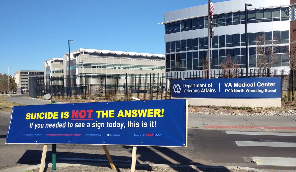 Suicide Prevention Banner (VA Medical Center)