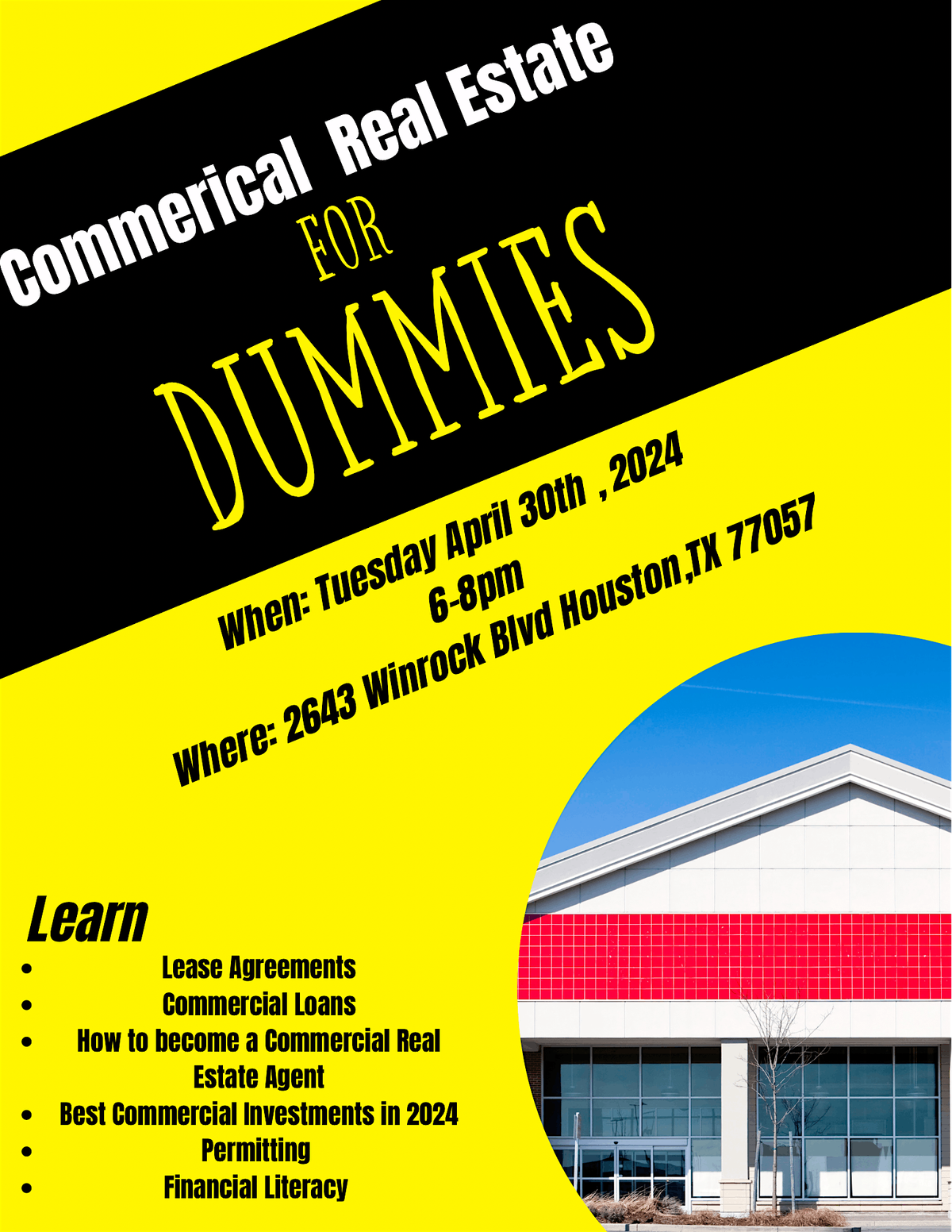 COMMERCIAL REAL ESTATE FOR DUMMIES