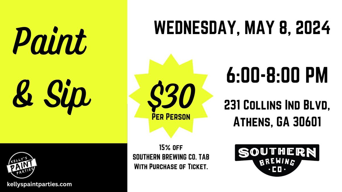 Paint & Sip at Southern Brewing Company