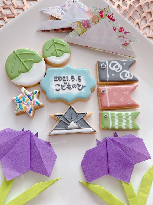 Japanese Children S Day Cookie Class 実習 初心者向け こどもの日アイシングクッキーレッスン 鶏金 Torikin Singapore 4 May 21