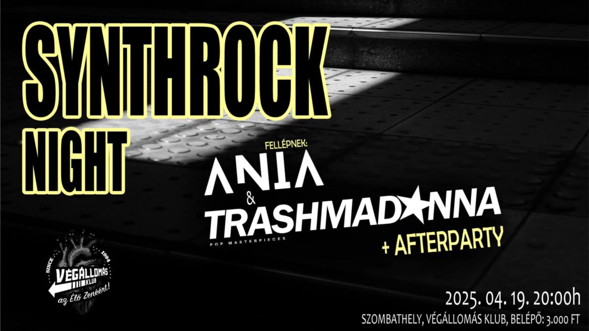 SynthRock Night \/ V\u00e9g\u00e1llom\u00e1s Klub