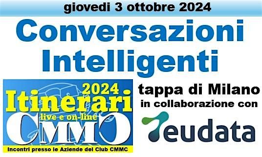 Conversazioni Intelligenti. Tappa Itinerari CMMC presso Eudata a Milano