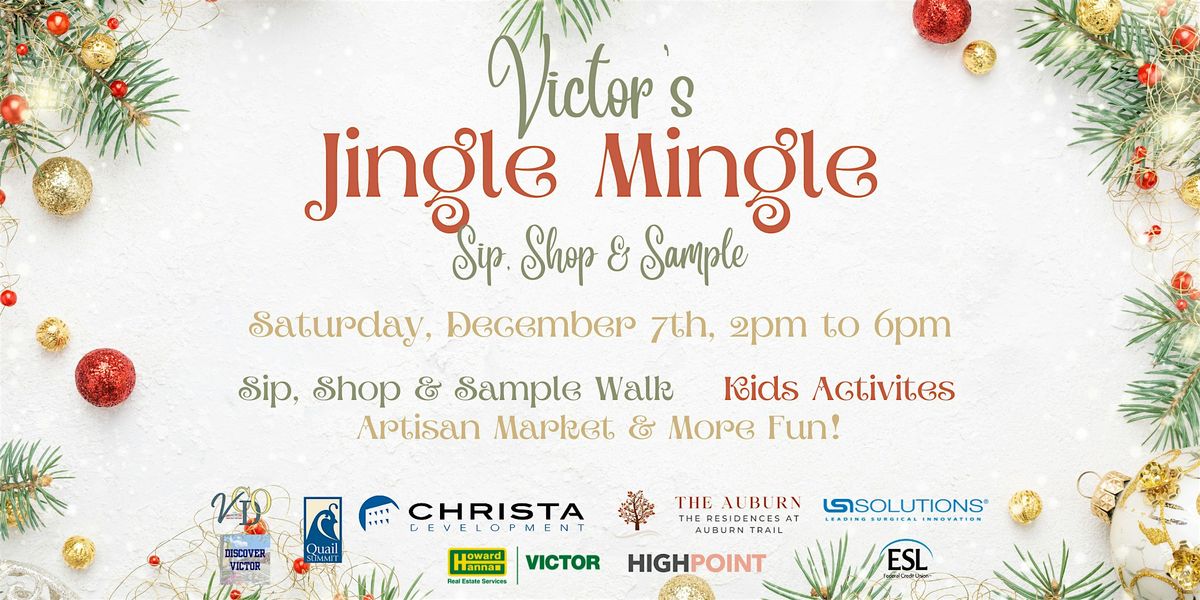 Victor's Jingle Mingle: Sip, Shop & Sample