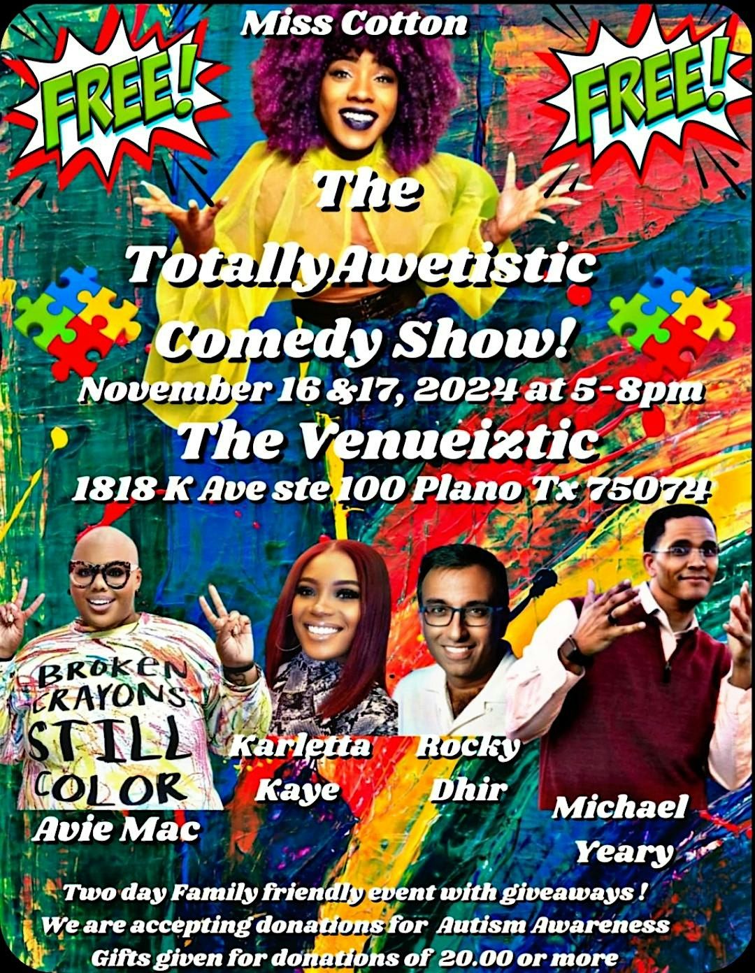 Totally Awetistic Comedy Show