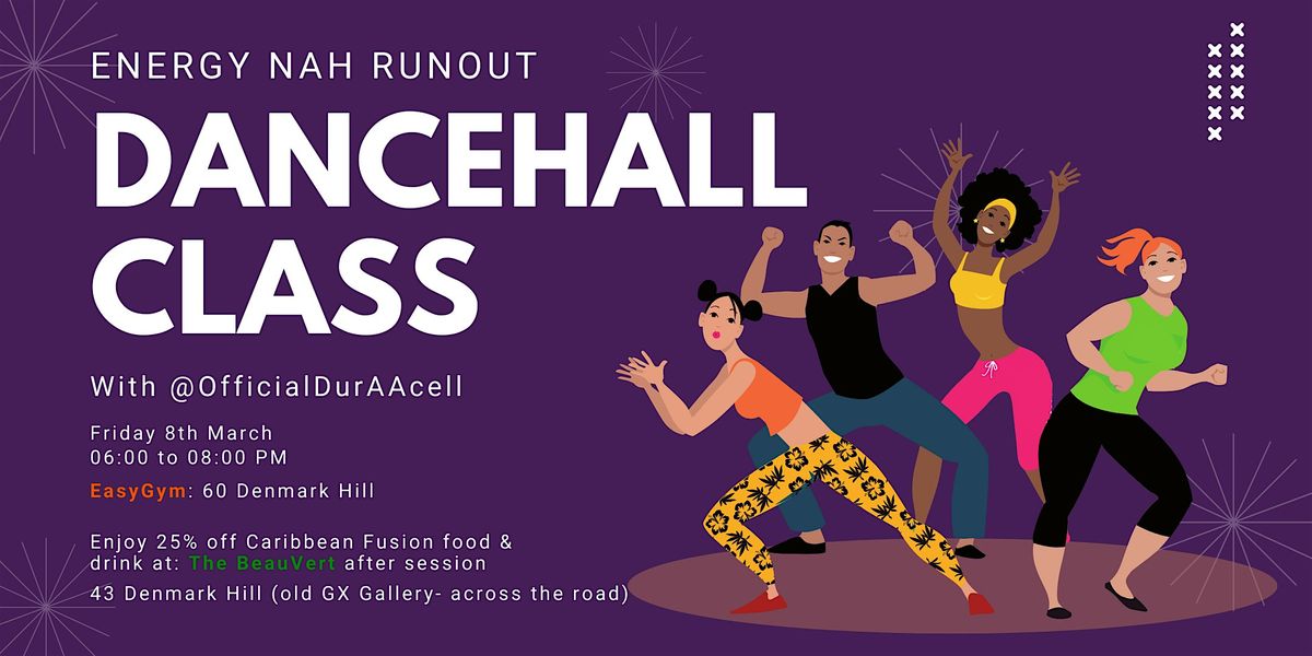 Dancehall Beats & Caribbean Eats: Dance Fitness with Fusion Feast!