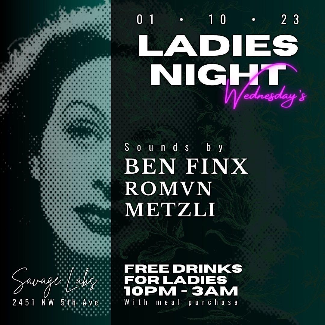 Ladies Drink Free all night @ Savage Labs Wynwood