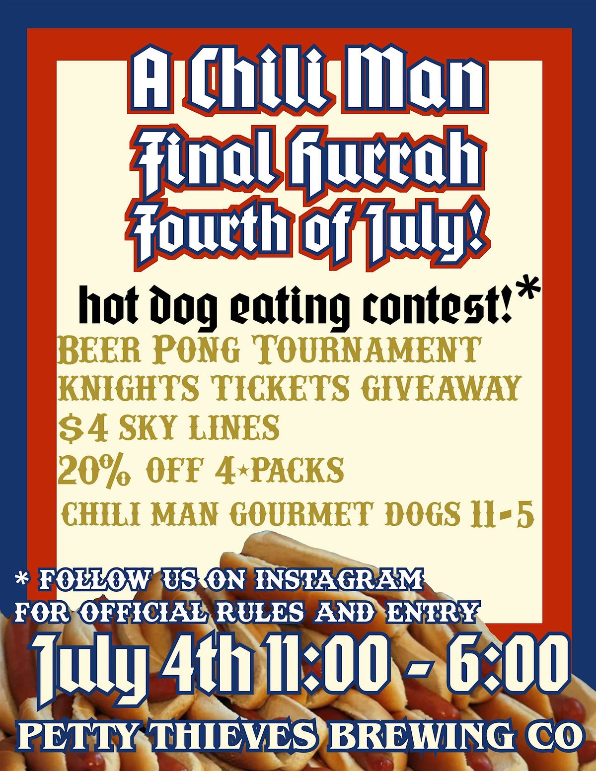 July 4th Beer Pong Tournament