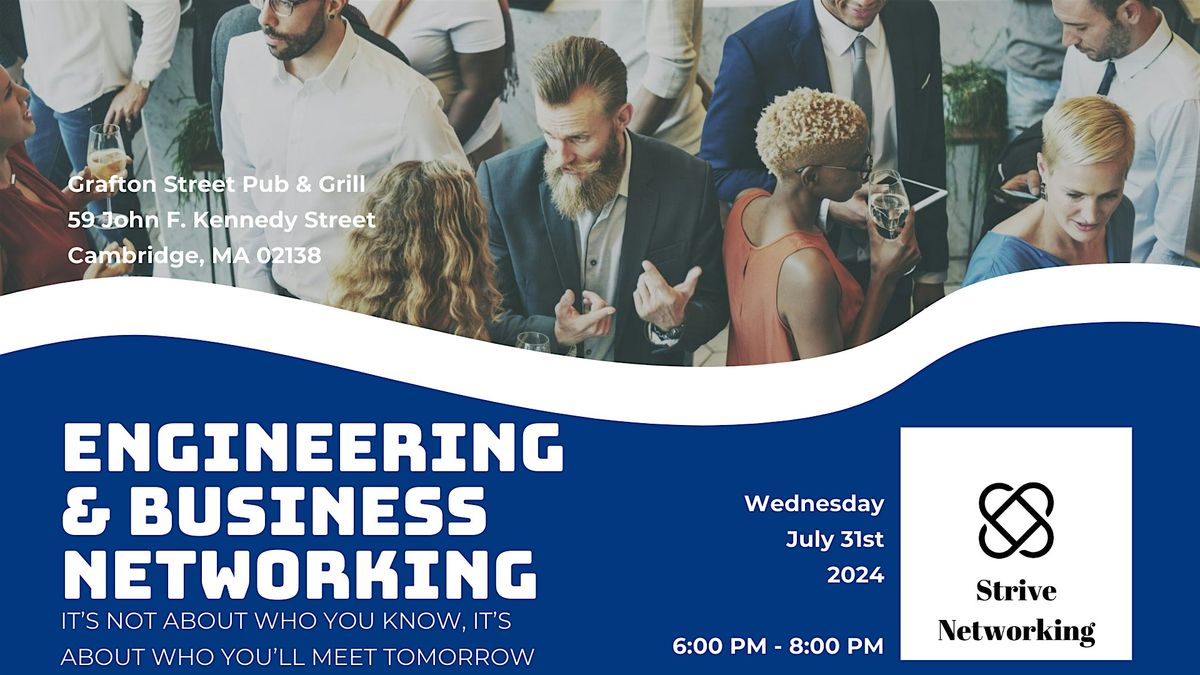 Engineering and Business Networking | Elevating Your Potential - Boston