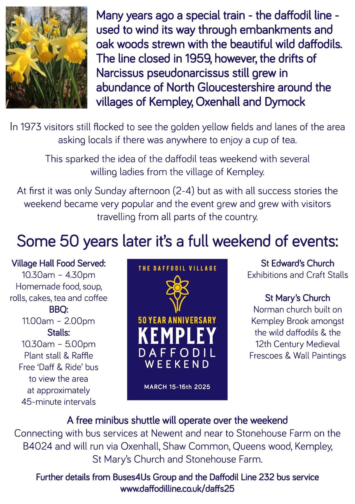 Kempley Daffodil Weekend