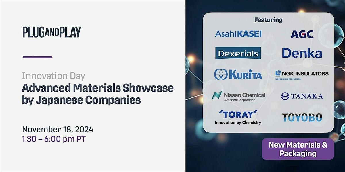 Advanced Materials Showcase by Japanese Companies 2024