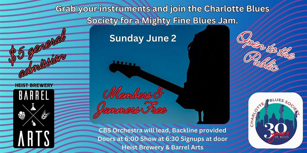 Blues Sunday:  CBS Orchestra & Open Blues Jam