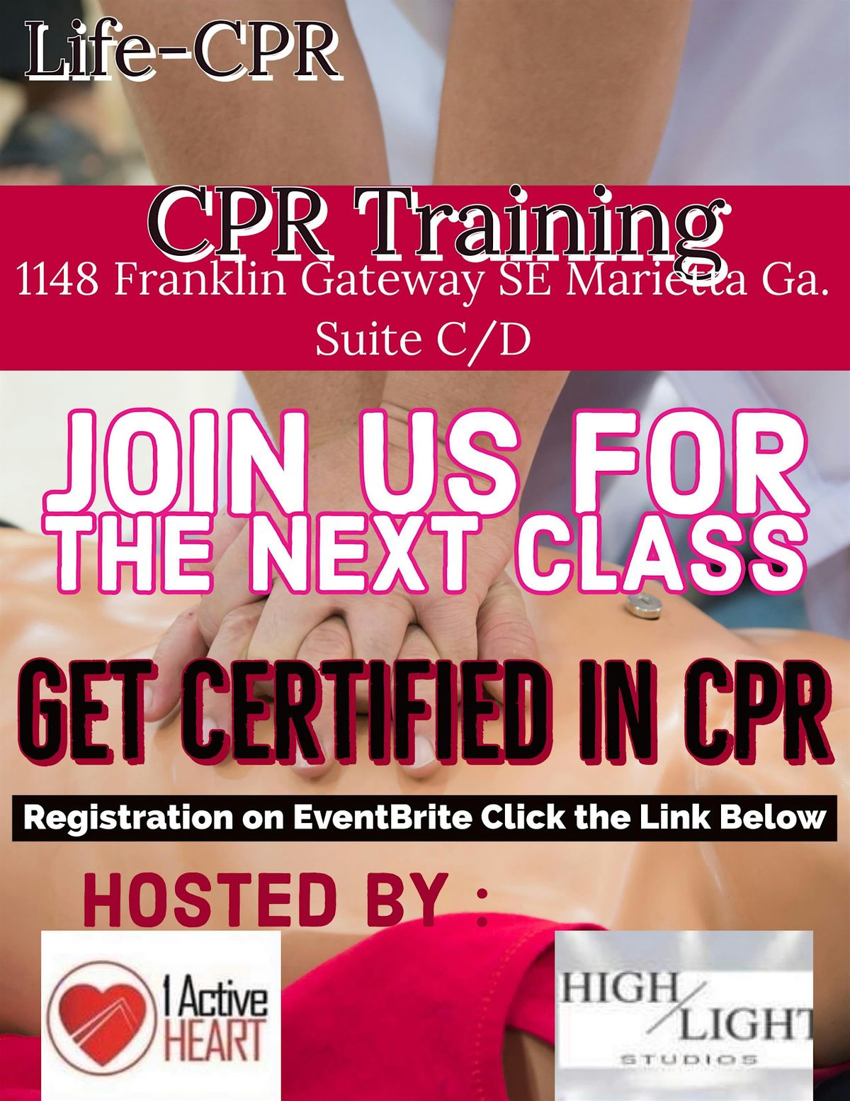 Our 4th Free CPR class Tickets, Kolorful Kreations/ Hightlight studios ...