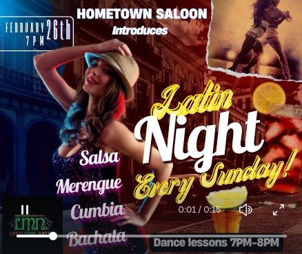 Latin Night at Hometown Saloon