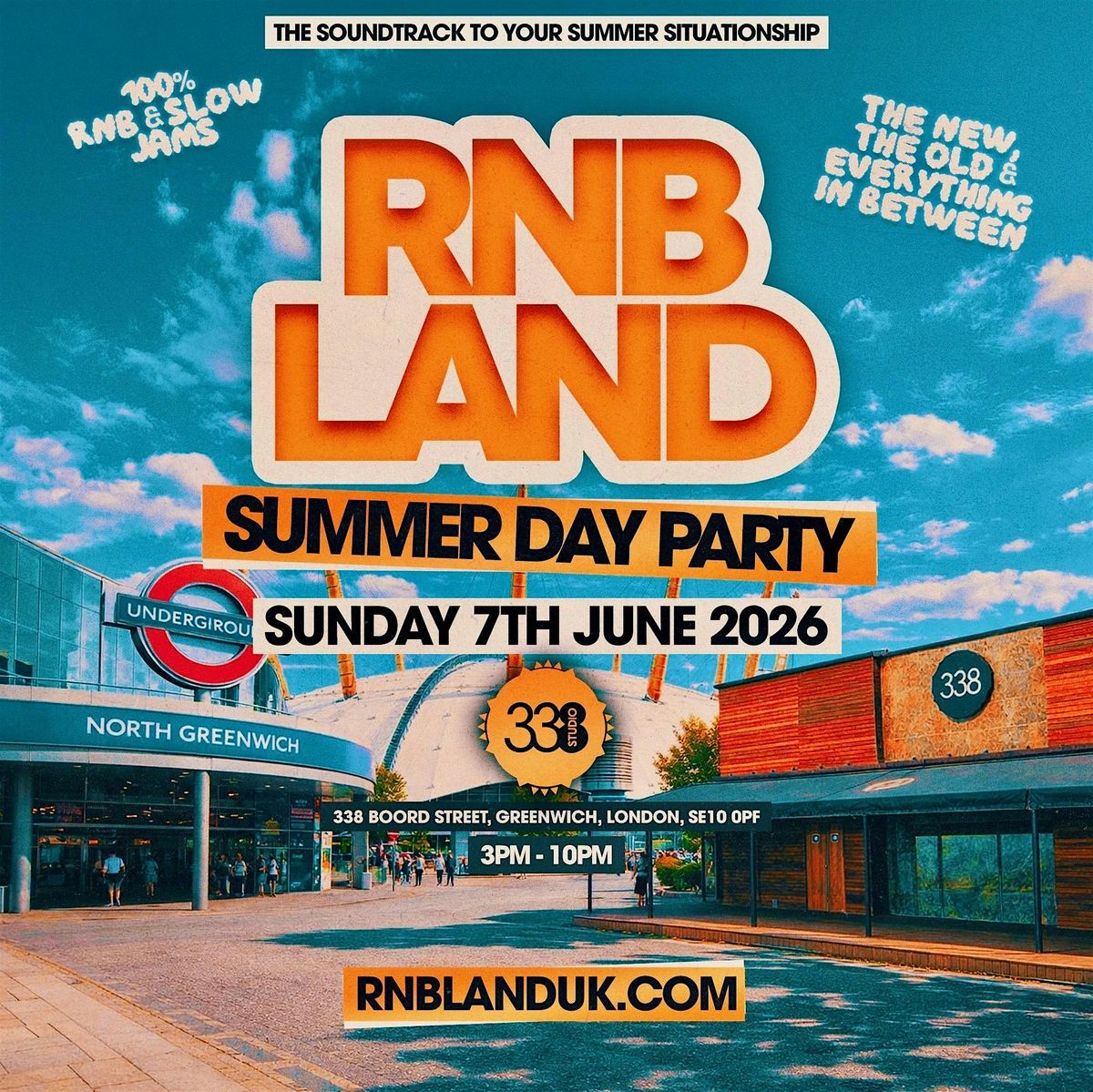 RNB LAND - Summer RnB & Slow Jams Day Party (2000+ Ravers)