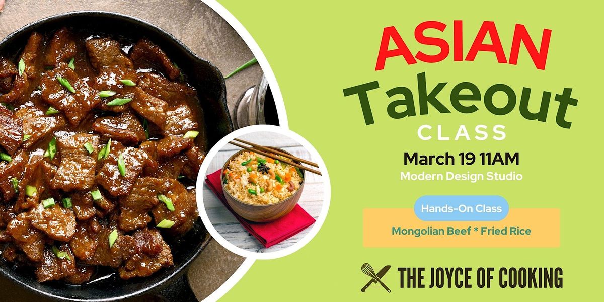 Asian Take Out Food - Fried Rice & Mongolian Beef, Modern Design Studio ...