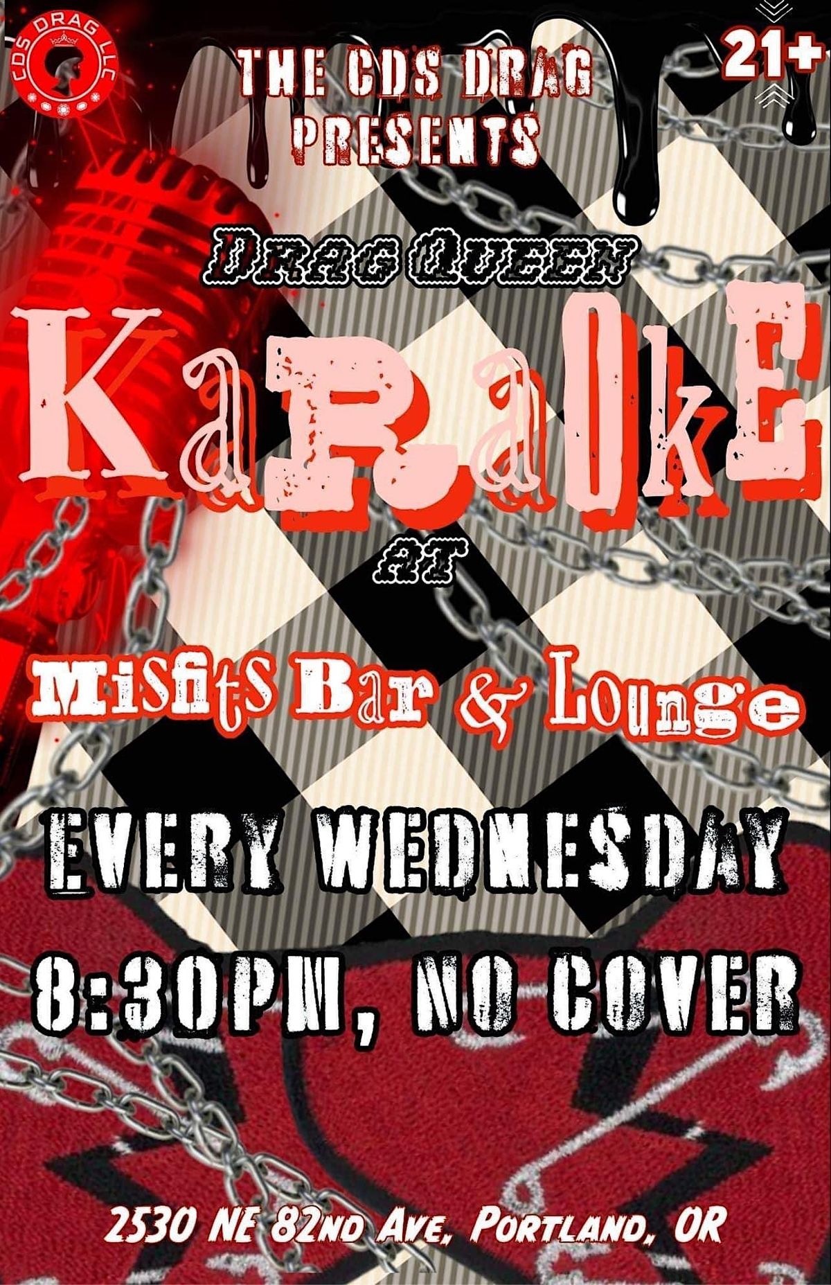 DRAG QUEEN KARAOKE at MISFITS BAR + LOUNGE