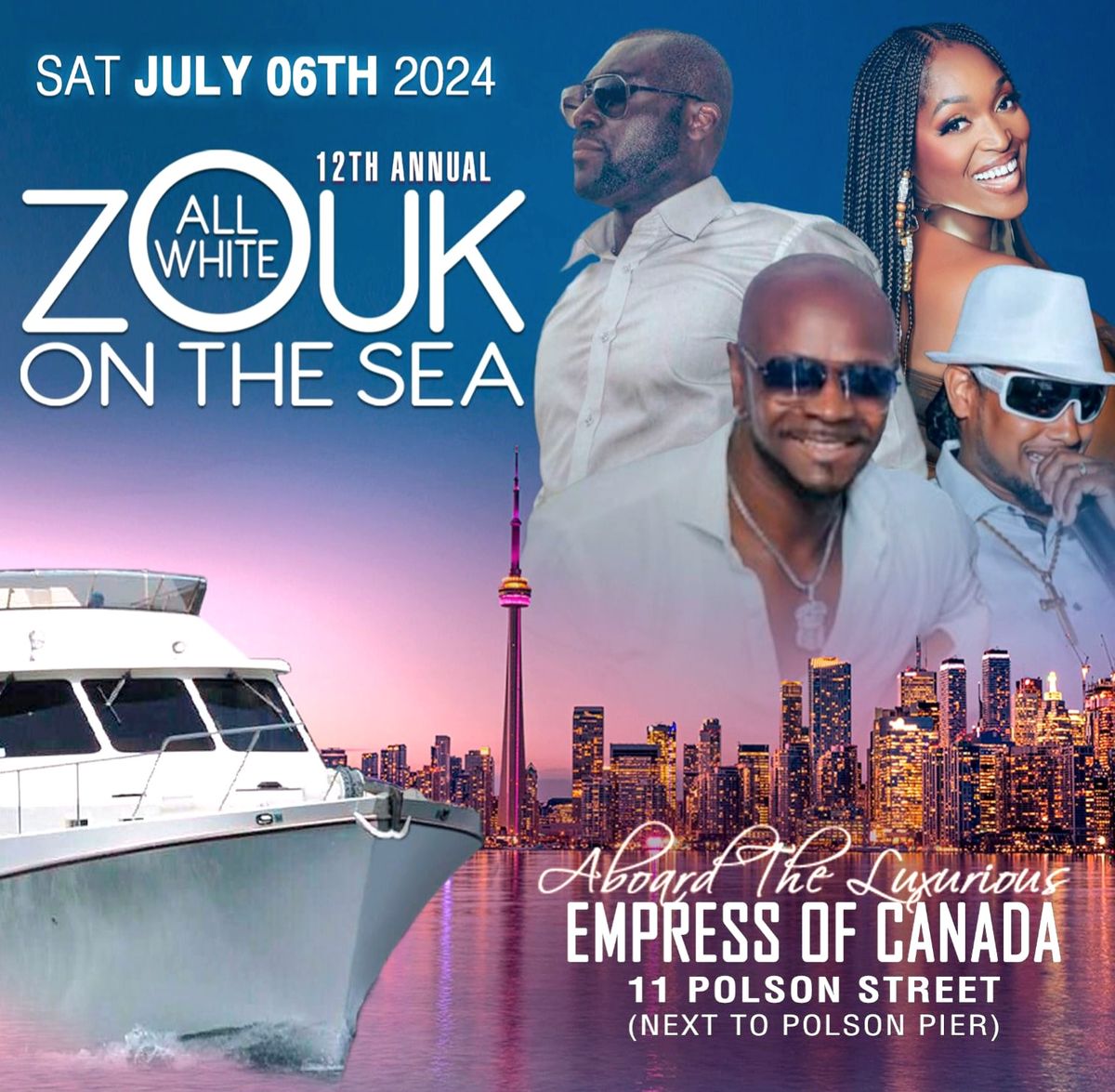 12th Annual all white Zouk on the sea