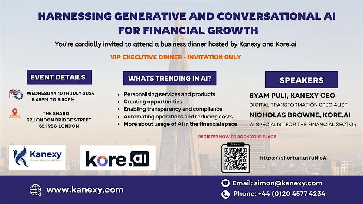 Harnessing Generative and Conversational AI for Financial Growth
