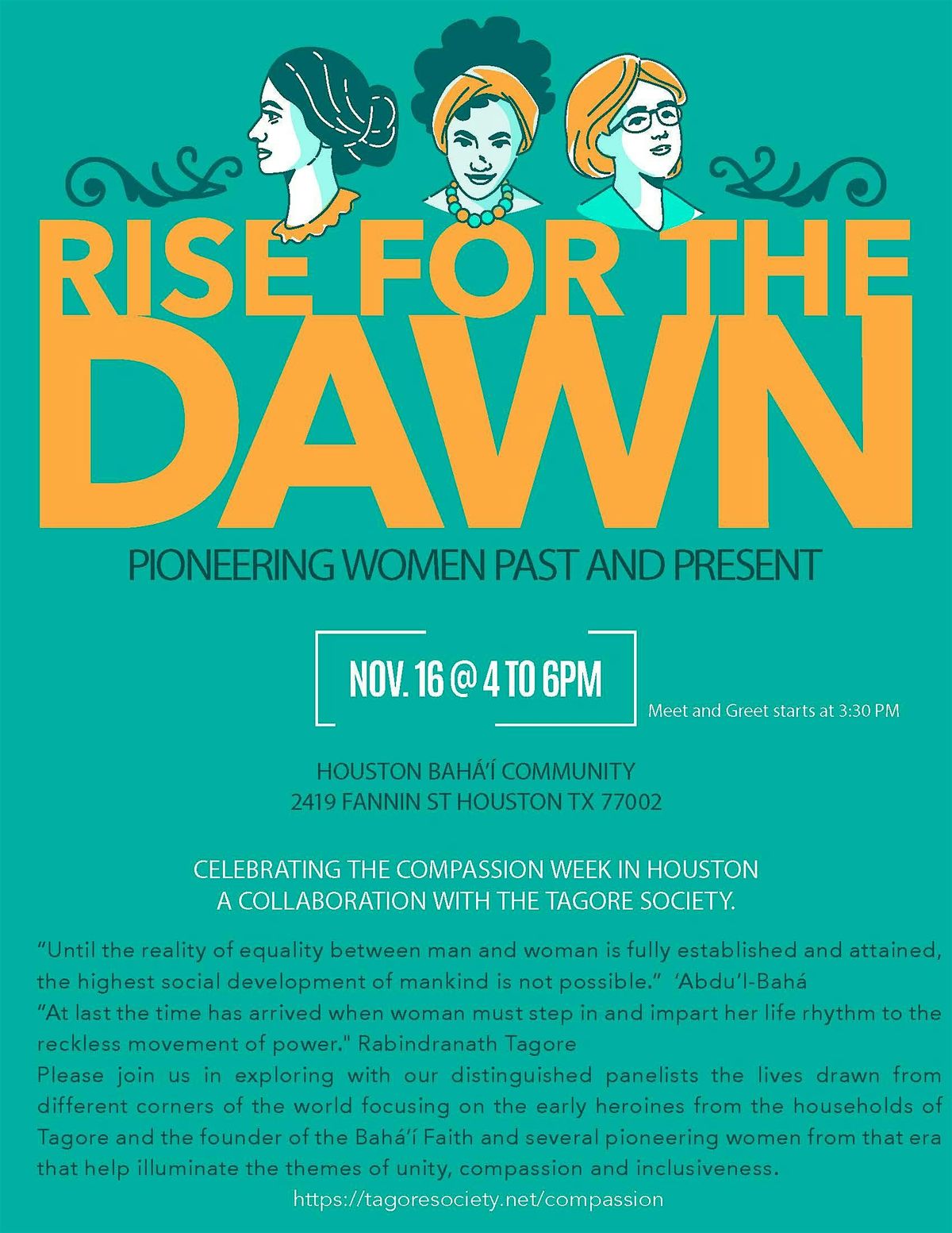 Rise for the Dawn: Pioneering Women Past and Present