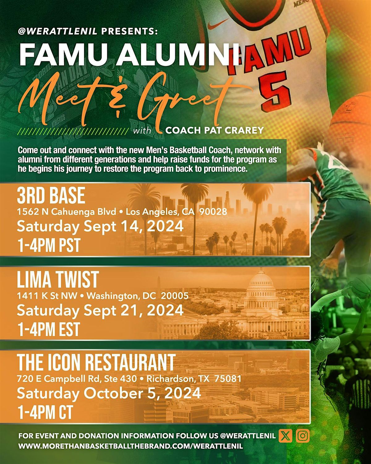 @werattlenil FAMU Dallas Alumni Meet & Greet w\/ Coach Patrick Crarey