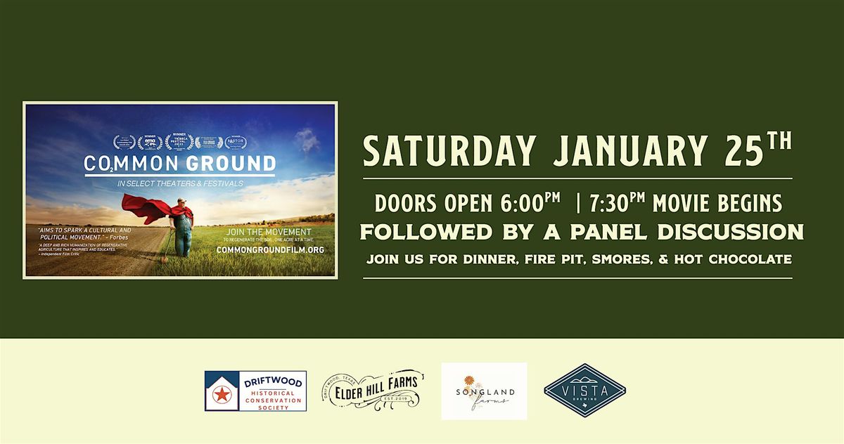 Film Screening "Common Ground" at Vista Brewing