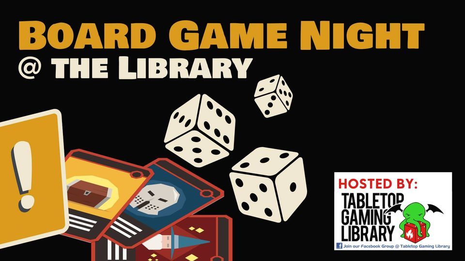 Board Game Night at the Library, Auburn Hills Public Library, 21 July 2022
