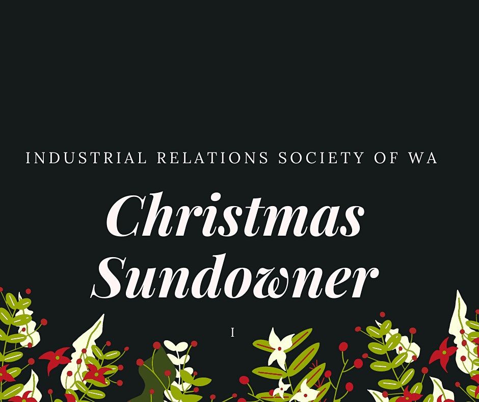 IRSWA Christmas Sundowner