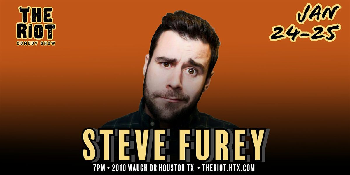 Steve Furey Headlines The Riot Comedy Club