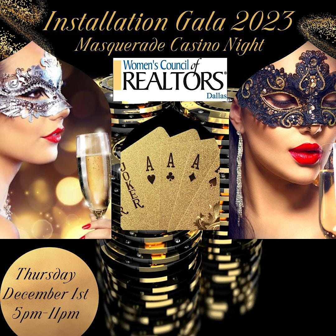 Installation Gala 2023 Masquerade Casino Night, Cowboys Golf Club ...