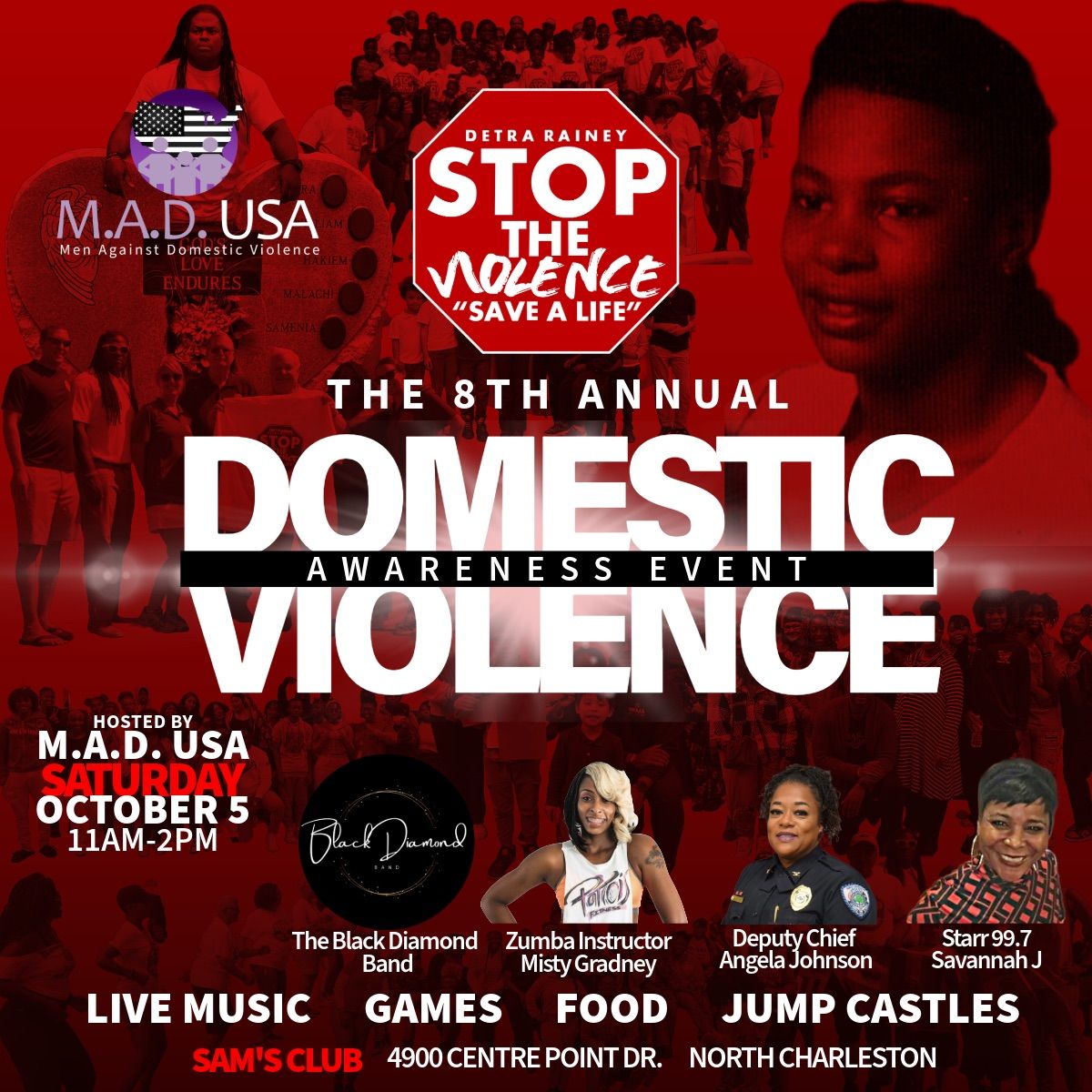 Detra Rainey Stop the Violence \u201cSave a Life\u201d Domestic Violence Awareness Event 