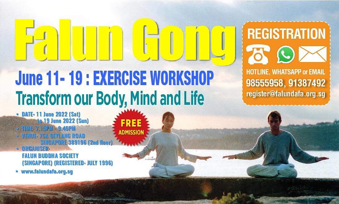 9-Day Falun Gong Exercise Workshop \u6cd5\u8f6e\u529f\u4e5d\u8bb2\u5b66\u4e60\u73ed