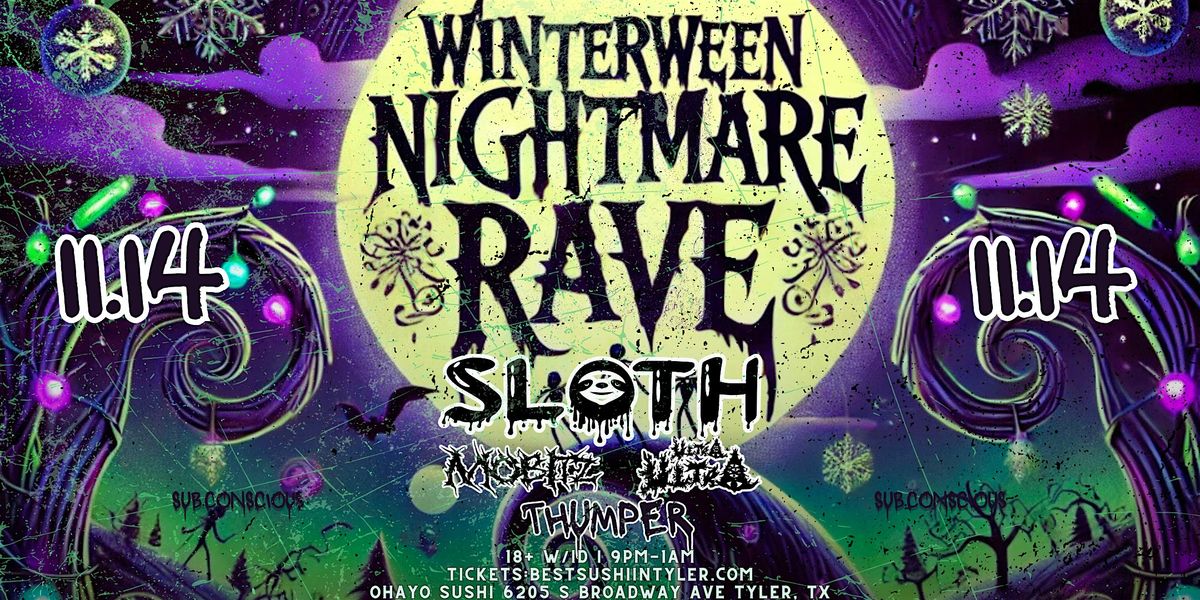 NIGHTMARE BEFORE WINTERWEEN RAVE