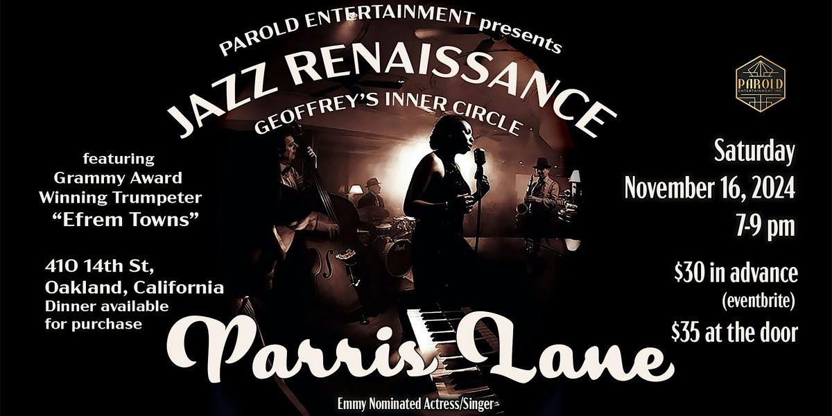 Parris Lane -  JAZZ RENAISSANCE