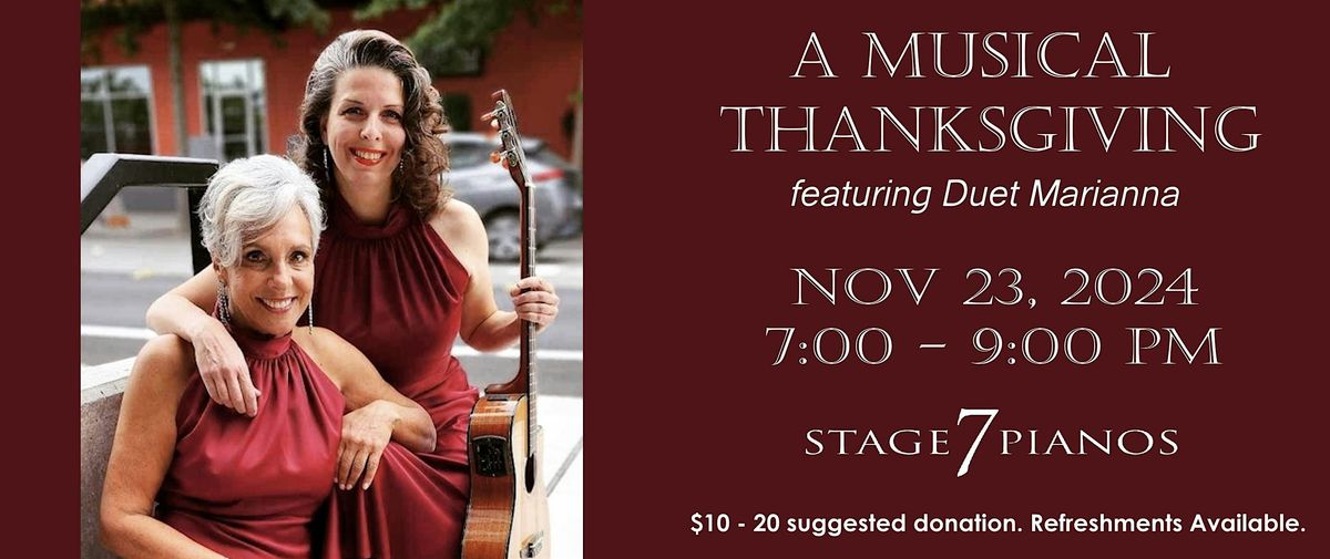 A Musical Thanksgiving by Marianna Duet