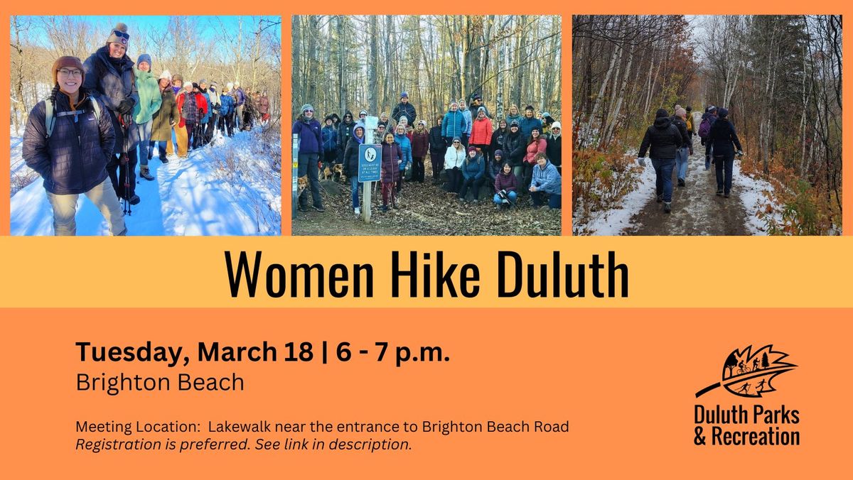 March Women Hike Duluth