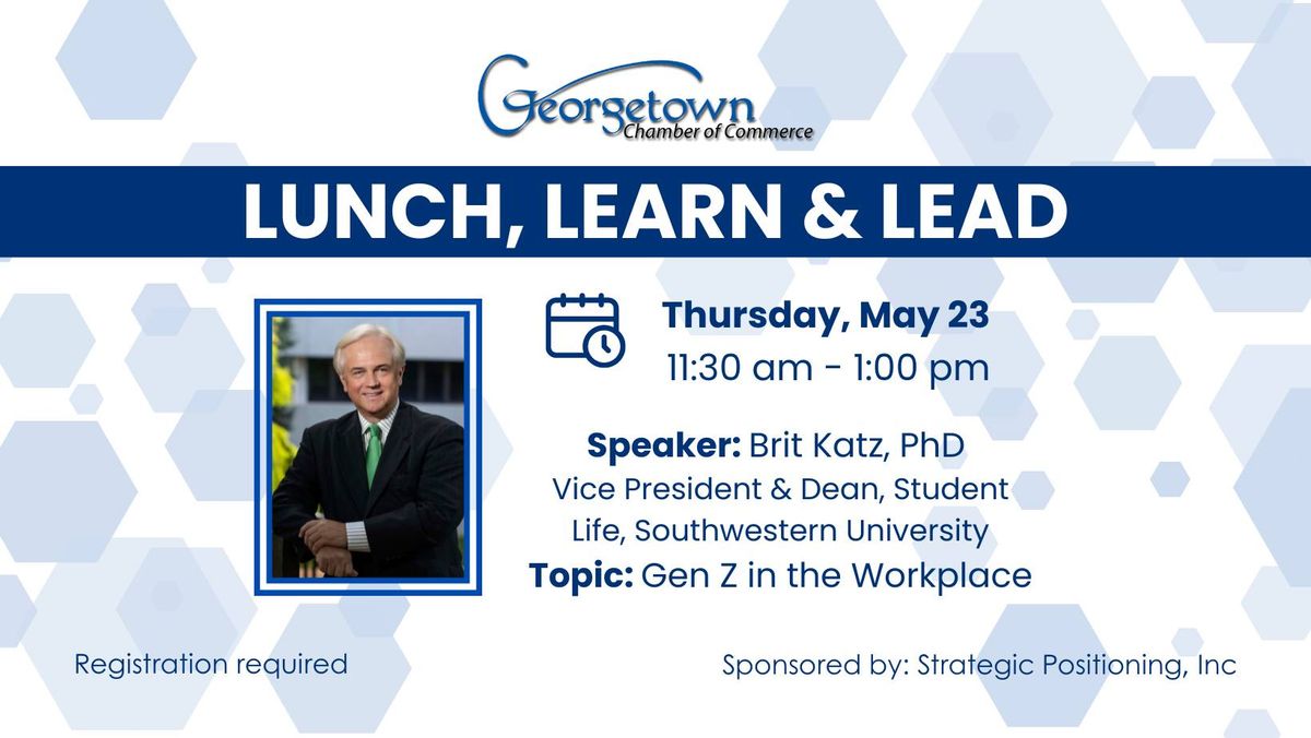 CANCELED: Lunch, Learn, & Lead