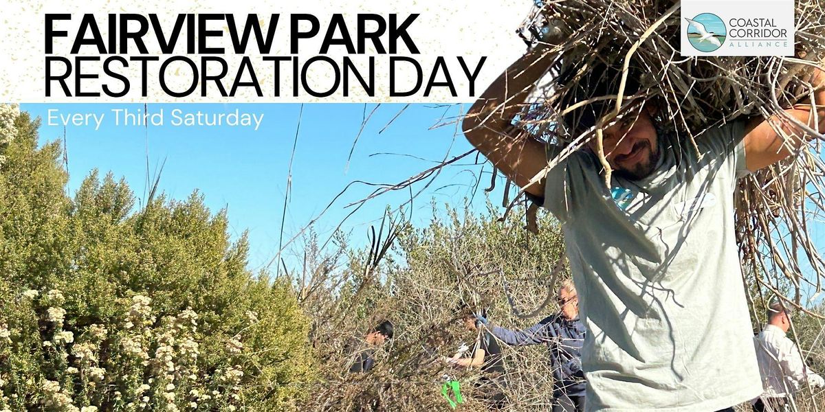 Fairview Park Habitat Restoration Days [3rd Saturdays]